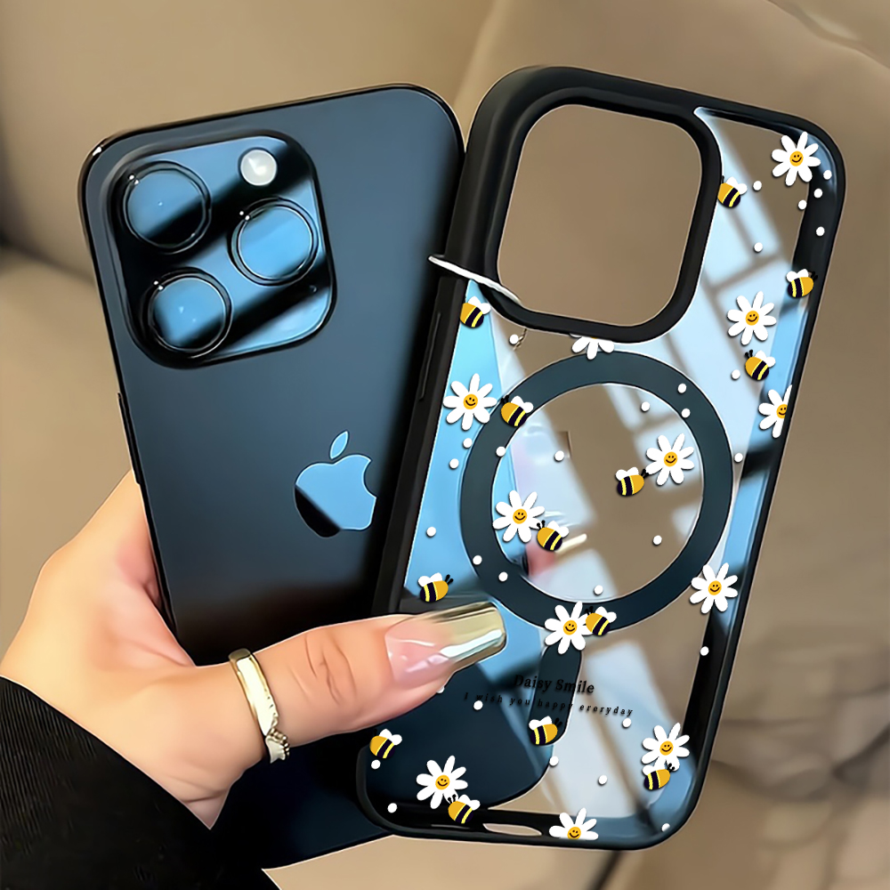 Phone Cases Transparent - フレッシュデイジービー iPhoneケース iPhone 16 15 14