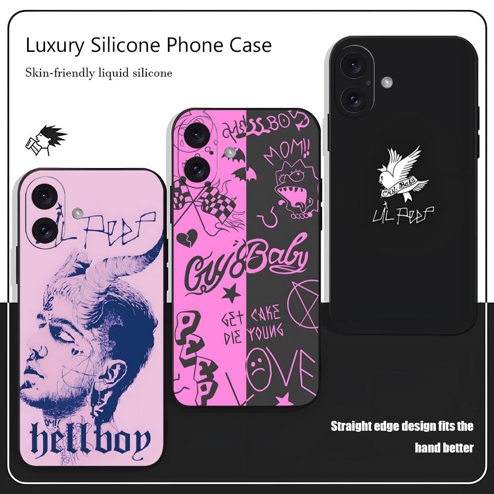 Phone Cases Iphone 16 Pro - L-Lil Peep有名スター人気スマホケース iPhone 17 16 15