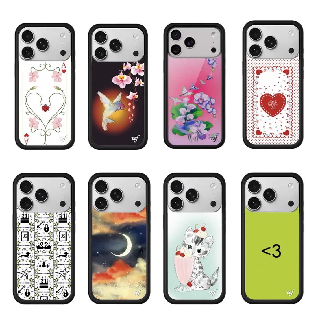 Phone Cases Wildflower - ワイルドフラワー・イン・ムーン・バタフライ・ドリームズ・フラワー・フォンケース iPhone 11 12 13 14