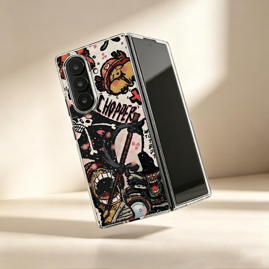 Phone Cases Z Fold 7 - 透明なソフトフォンカバーケース Samsung Galaxy ZFold4 ZFold7 ZFold3