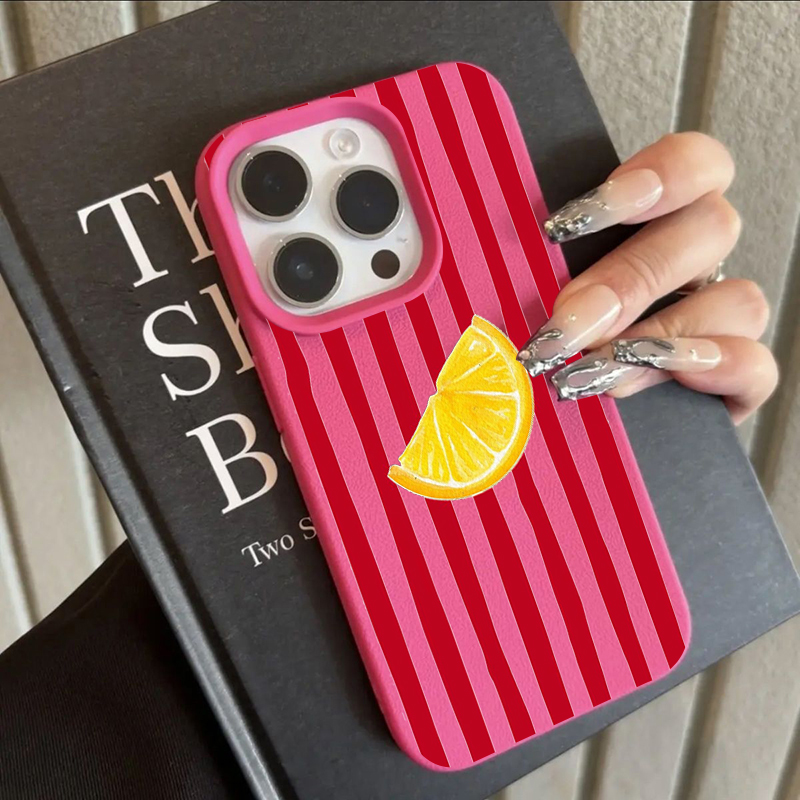 Phone Cases Iphone 16 Pro - ファッションレモン柄TPUシリコン製スマホケース iPhone 17 Pro、16、15、14、17、13、11 Pro Max、11、13、12