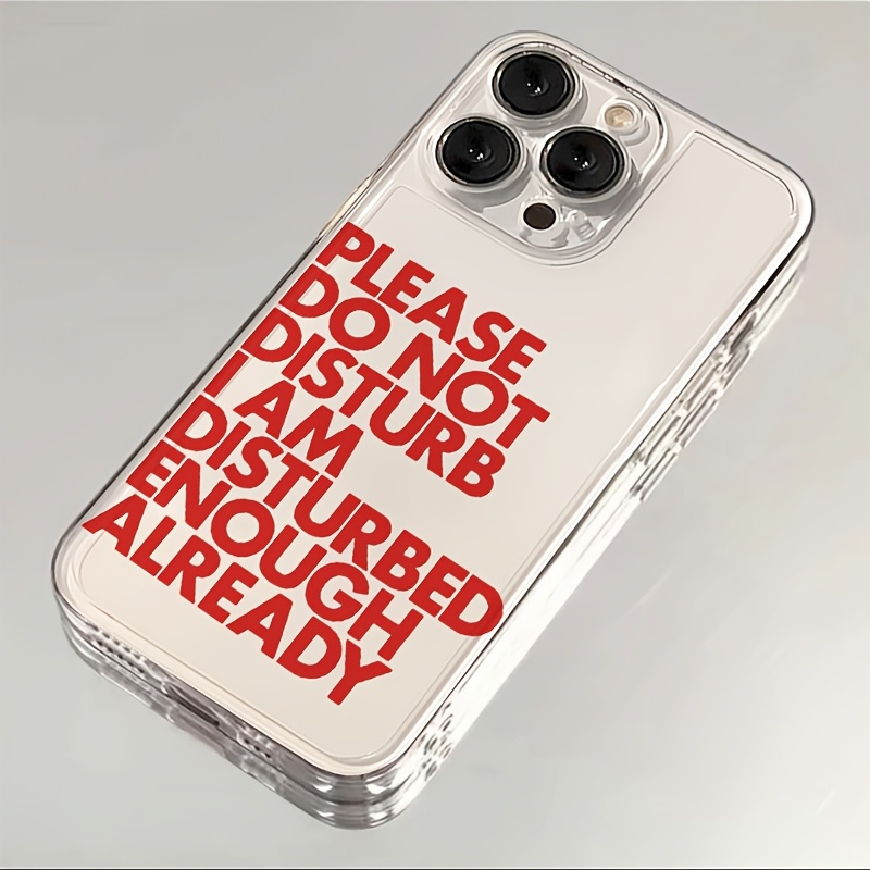 Phone Cases Transparent - クールな英語の単語入りスマホケース iPhone 17 18 Air 16
