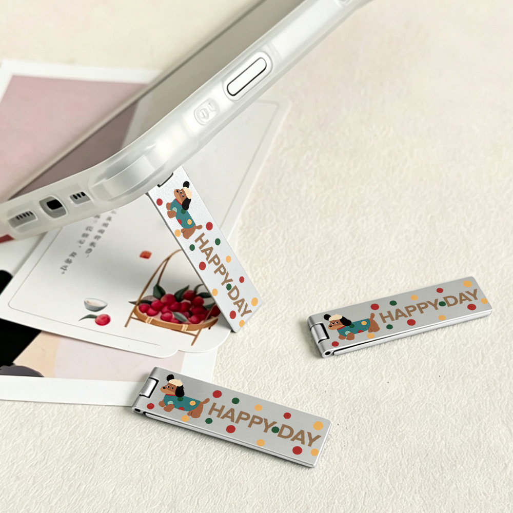 Phone Cases Android - 超薄型目に見えない電話キックスタンド折りたたみ式背面ステッカー携帯電話ホルダー調整可能なユニバーサルデスクトップサポートスタンドiPhone用