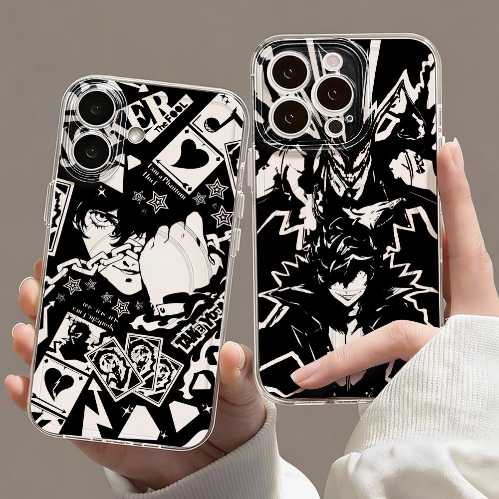 Phone Cases Iphone 16 Pro - ゲームP-Persona 5 スマホケース マグネット式クリアケース iPhone 17