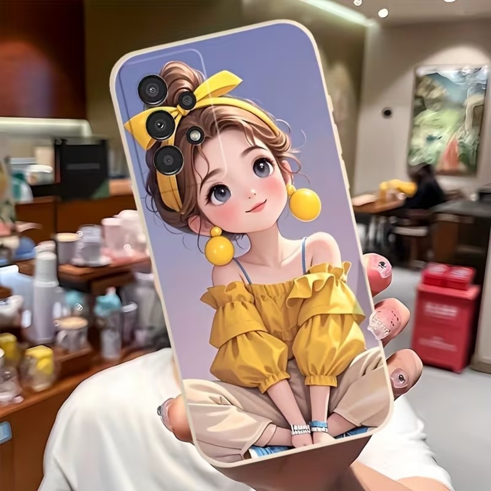 Cute Cartoon Case - かわいい漫画の女の子柄デザインのスマホケース、Samsung Galaxy S26 S25 S24 S23