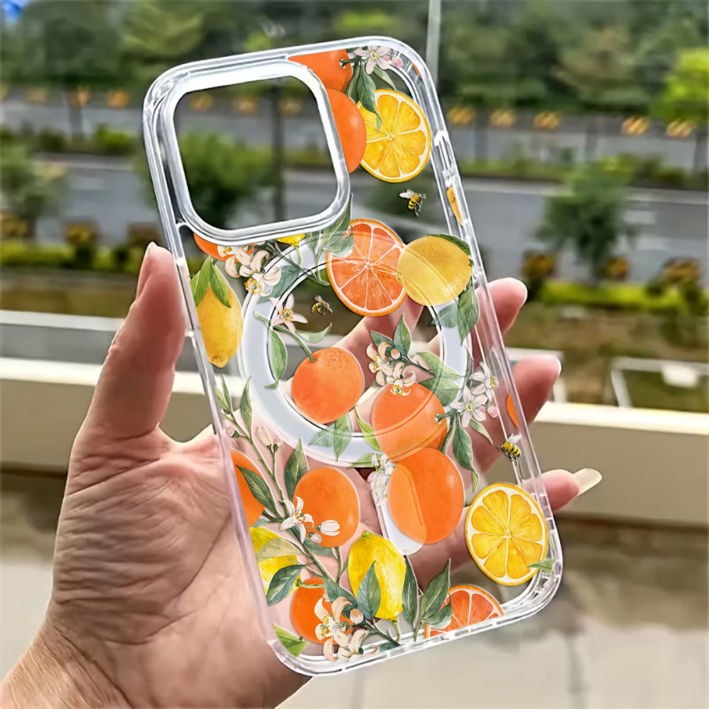 Phone Cases Iphone 16 Pro - 夏のレモン柄iPhoneケース iPhone 17 16 15 14