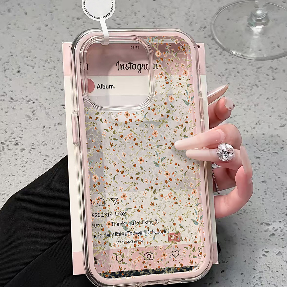 Phone Cases Wildflower - 野生の花柄クリアスマホケース iPhone 17 13 16 15