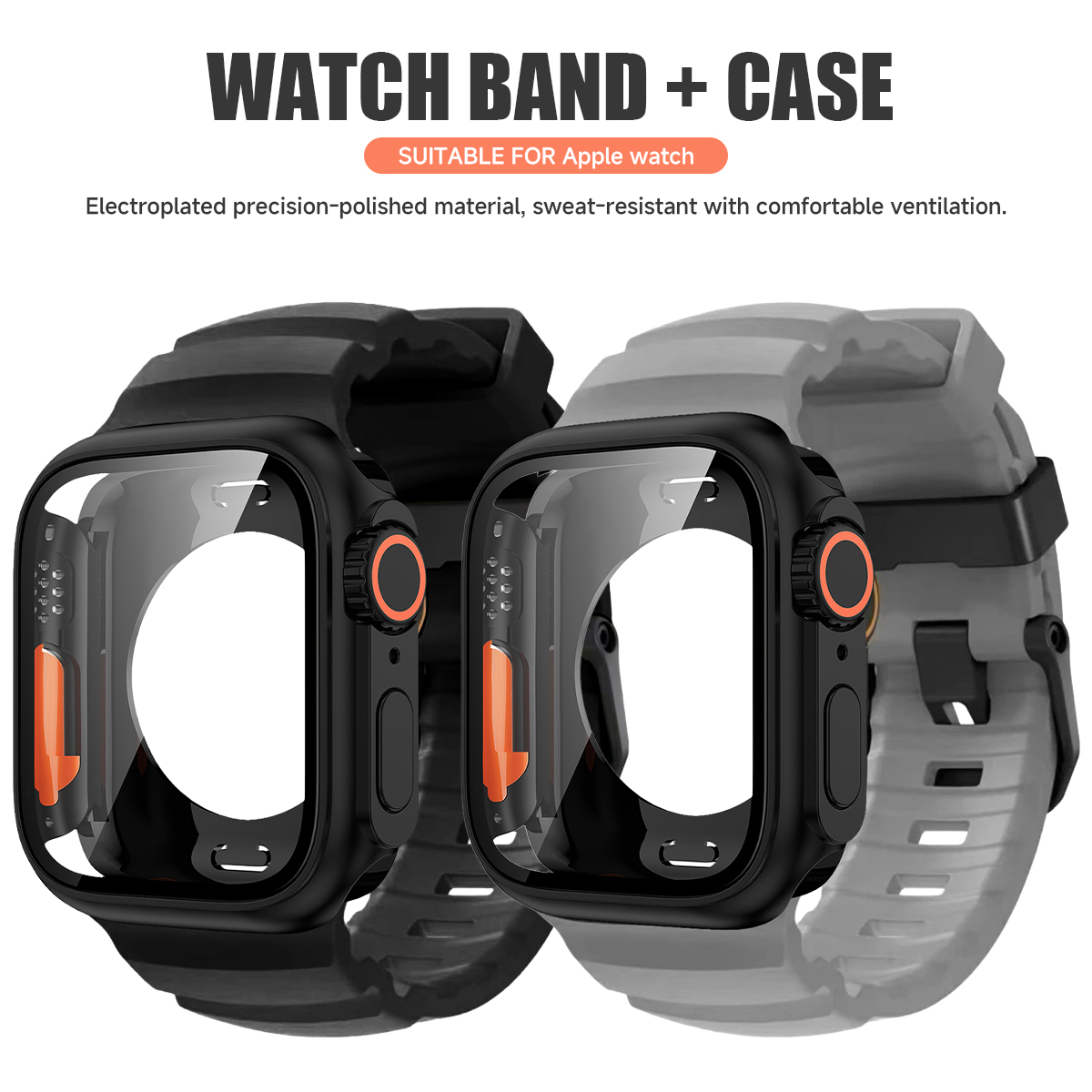 Apple Watch 44/45/46mm用シリコンストラ - Phone Cases Android のレビューと価格