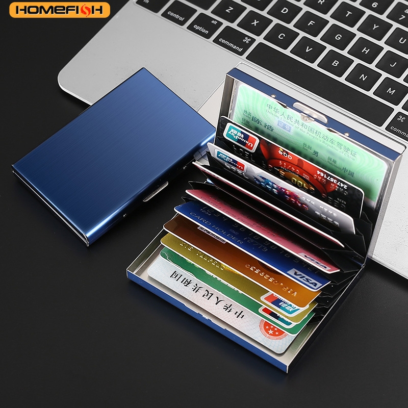 ホームフィッシュ RFIDブロッキング ステンレス製名刺入れ - Slim Card Slot Case のレビューと価格