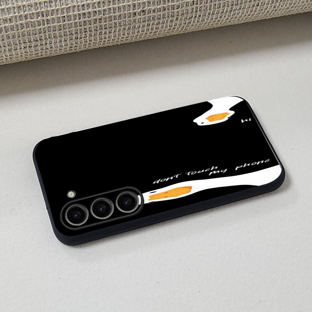 アヒルのかわいい漫画柄デザインのスマホケース Samsung - Cute Cartoon Case のレビューと価格