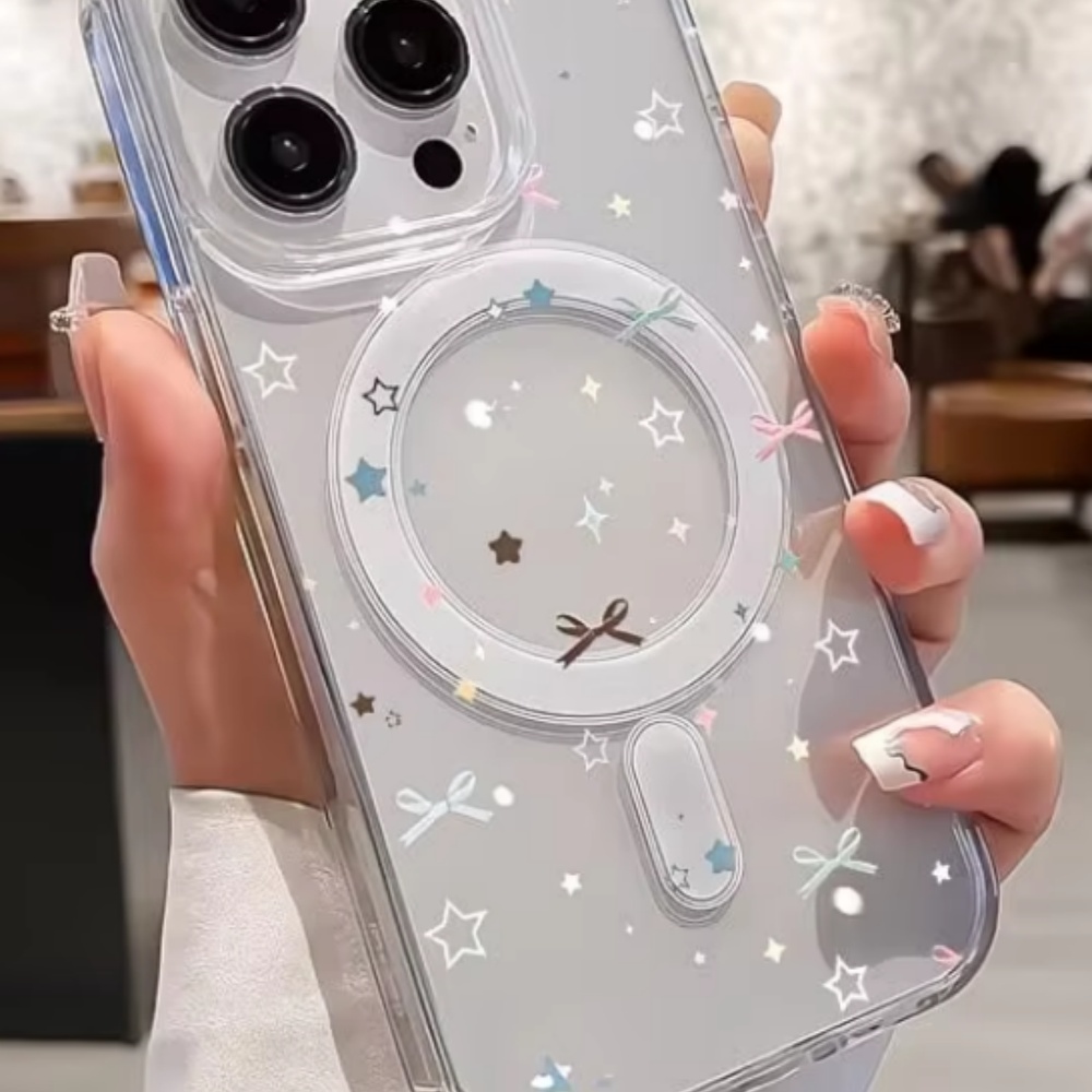 スターボウプリントクリア電話ケース iPhone 18 17 - Clear Magsafe Case のレビューと価格