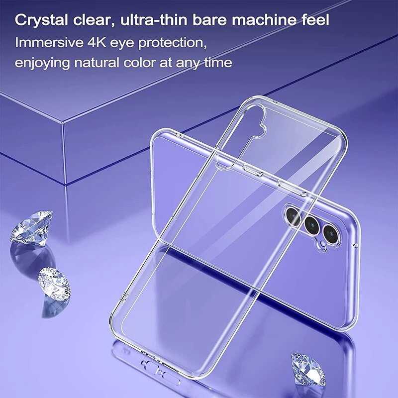 スリムクリアケース三星銀河 A54 A34 A14 A24  - Phone Cases Uae のレビューと価格