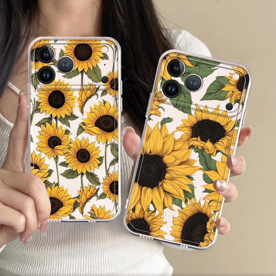 かわいいひまわり柄ケース Apple iPhone 17 P - Phone Cases Transparent のレビューと価格