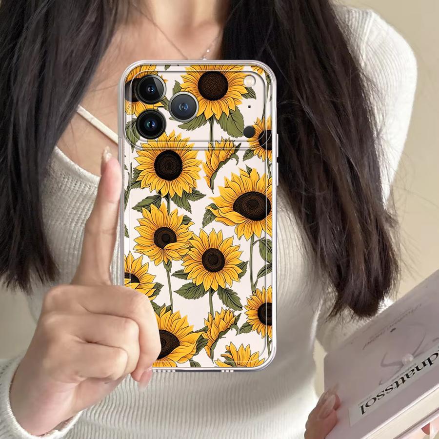 かわいいひまわり柄ケース Apple iPhone 17 P - Phone Cases Transparent のレビューと価格