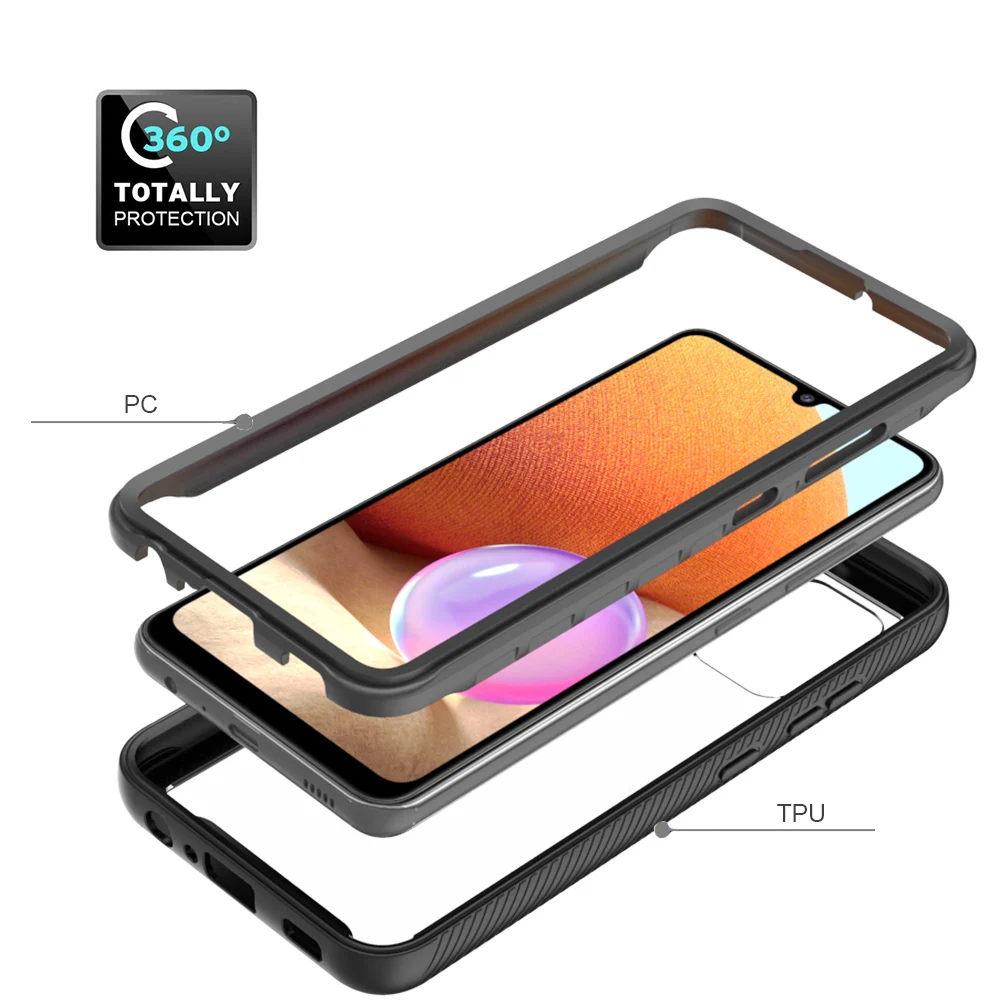 ハイブリッド頑丈な鎧耐衝撃ケース三星銀河 A12 A32 A - Phone Cases Uae のレビューと価格
