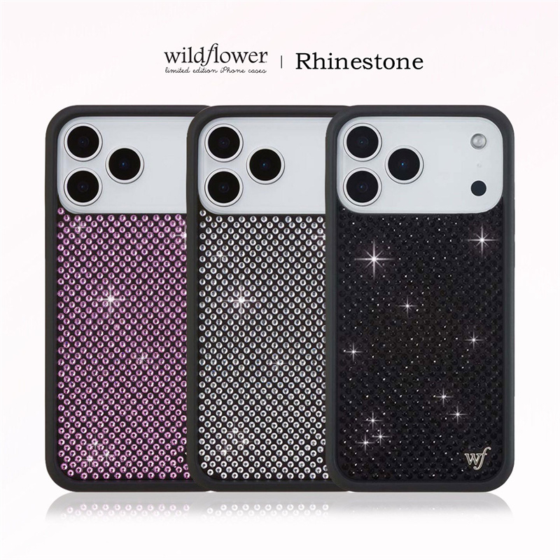 ワイルドフラワー柄3Dフラッシュドリルラインストーン付きiP - Phone Cases Wildflower のレビューと価格