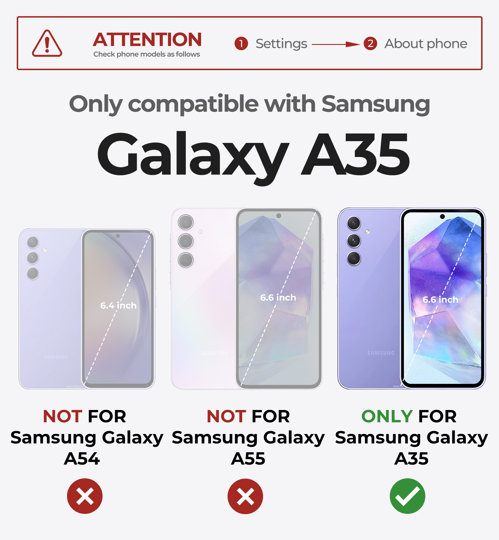 サムスンギャラクシー A35 5 グラムケーススクリーンプロ - Phone Cases Uae のレビューと価格