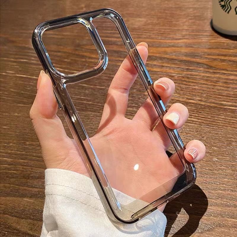 プレミアムミニマリスト透明ビッグホールスマホケース iPho - Phone Cases Transparent のレビューと価格