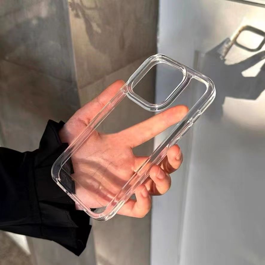 プレミアムミニマリスト透明ビッグホールスマホケース iPho - Phone Cases Transparent のレビューと価格
