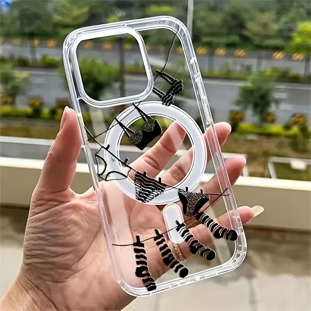 ファッションクリエイティブINSクリアフォンケース iPho - Clear Magsafe Case のレビューと価格