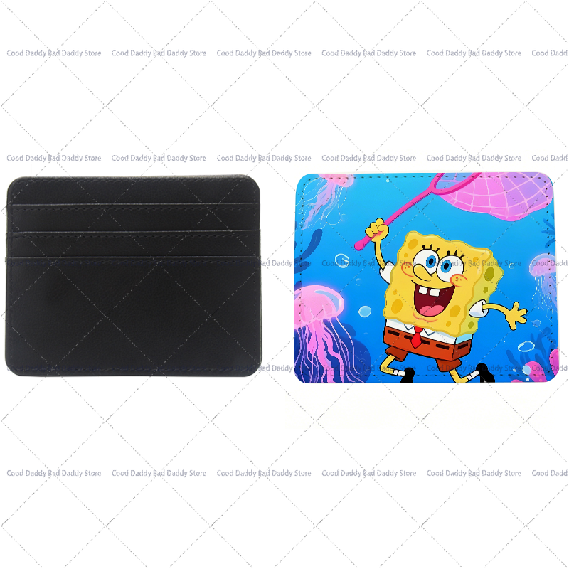 かわいいスポンジボブスクエアパンツプリントスリムカード財布漫 - Slim Card Slot Case のレビューと価格