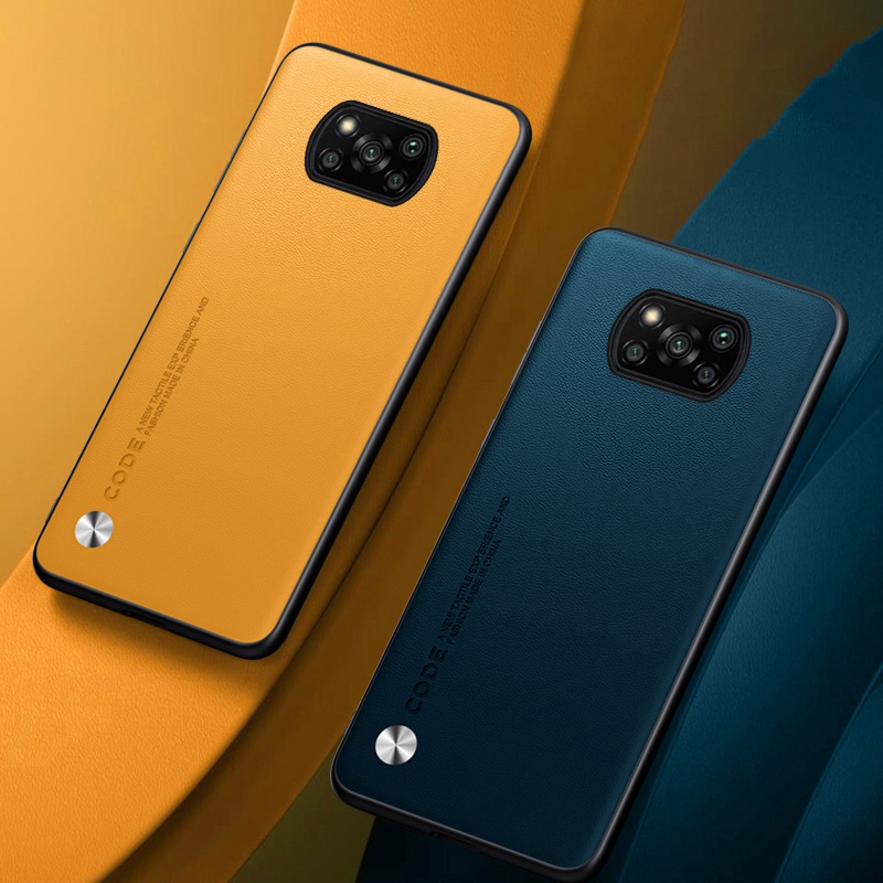 高級 Pu レザーケースシャオ mi ポコ X3 プロマット - Phone Cases Uae のレビューと価格