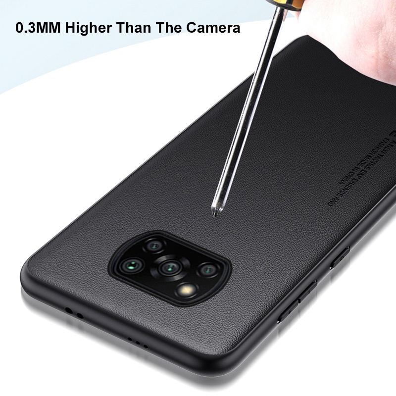 高級 Pu レザーケースシャオ mi ポコ X3 プロマット - Phone Cases Uae のレビューと価格