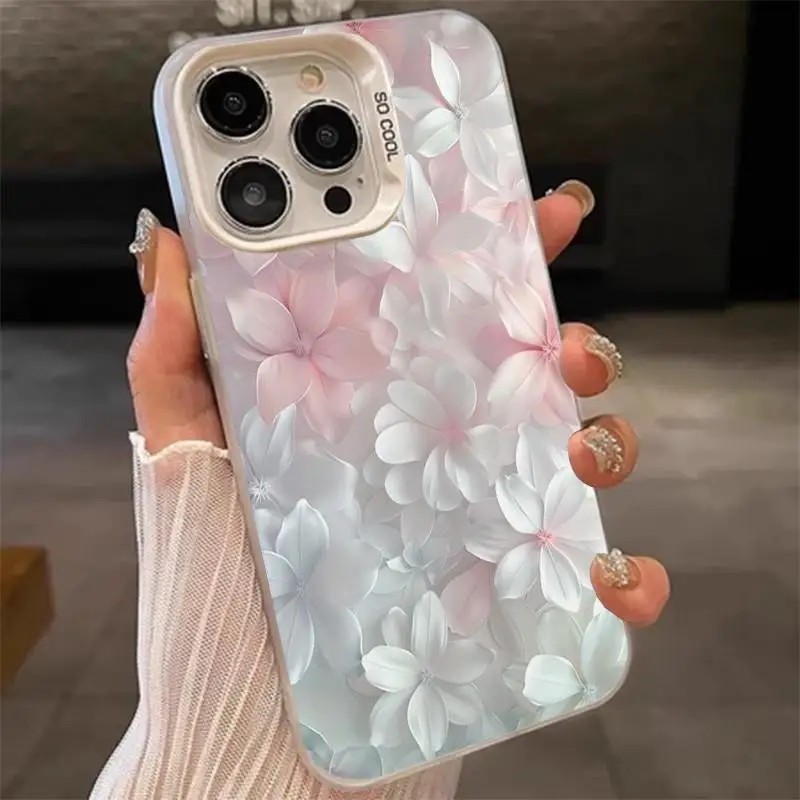 ピンクの花柄ケース iPhone 15Pro 17 16 1 - Phone Cases Iphone 16 Pro のレビューと価格