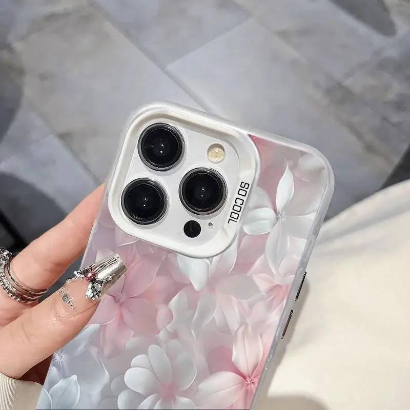 ピンクの花柄ケース iPhone 15Pro 17 16 1 - Phone Cases Iphone 16 Pro のレビューと価格