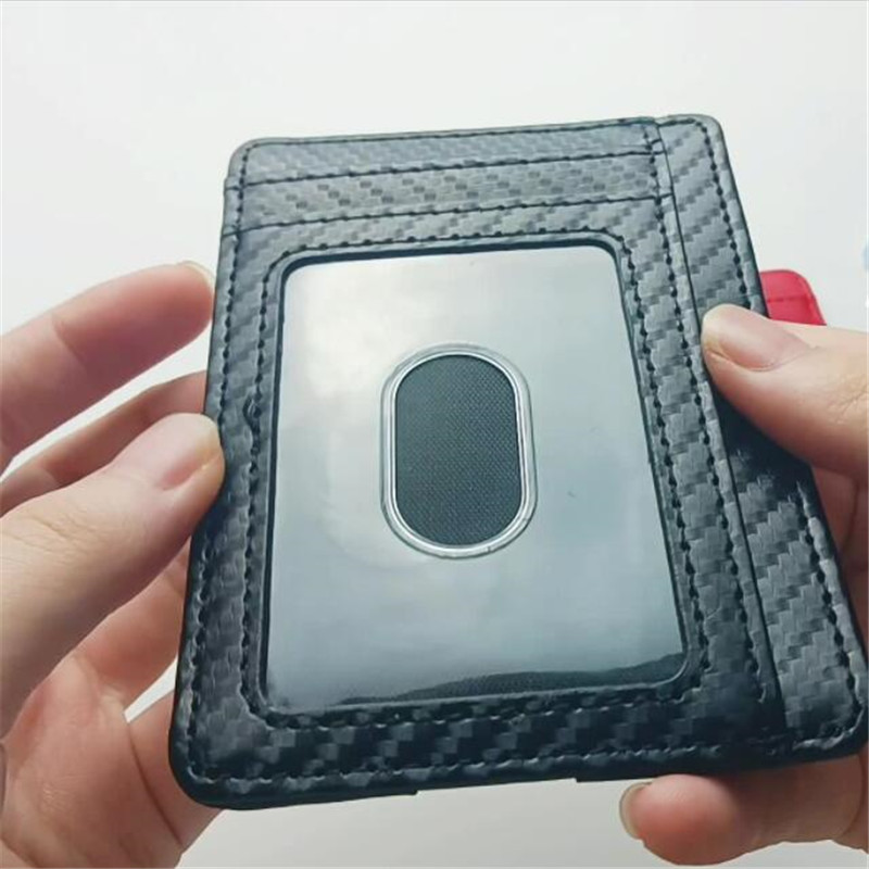 8 スロットスリム RFID ブロッキングレザー財布クレジッ - Slim Card Slot Case のレビューと価格
