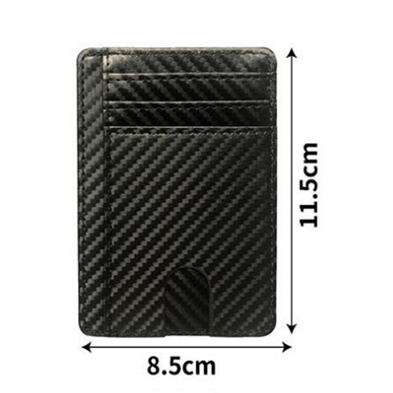 8 スロットスリム RFID ブロッキングレザー財布クレジッ - Slim Card Slot Case のレビューと価格