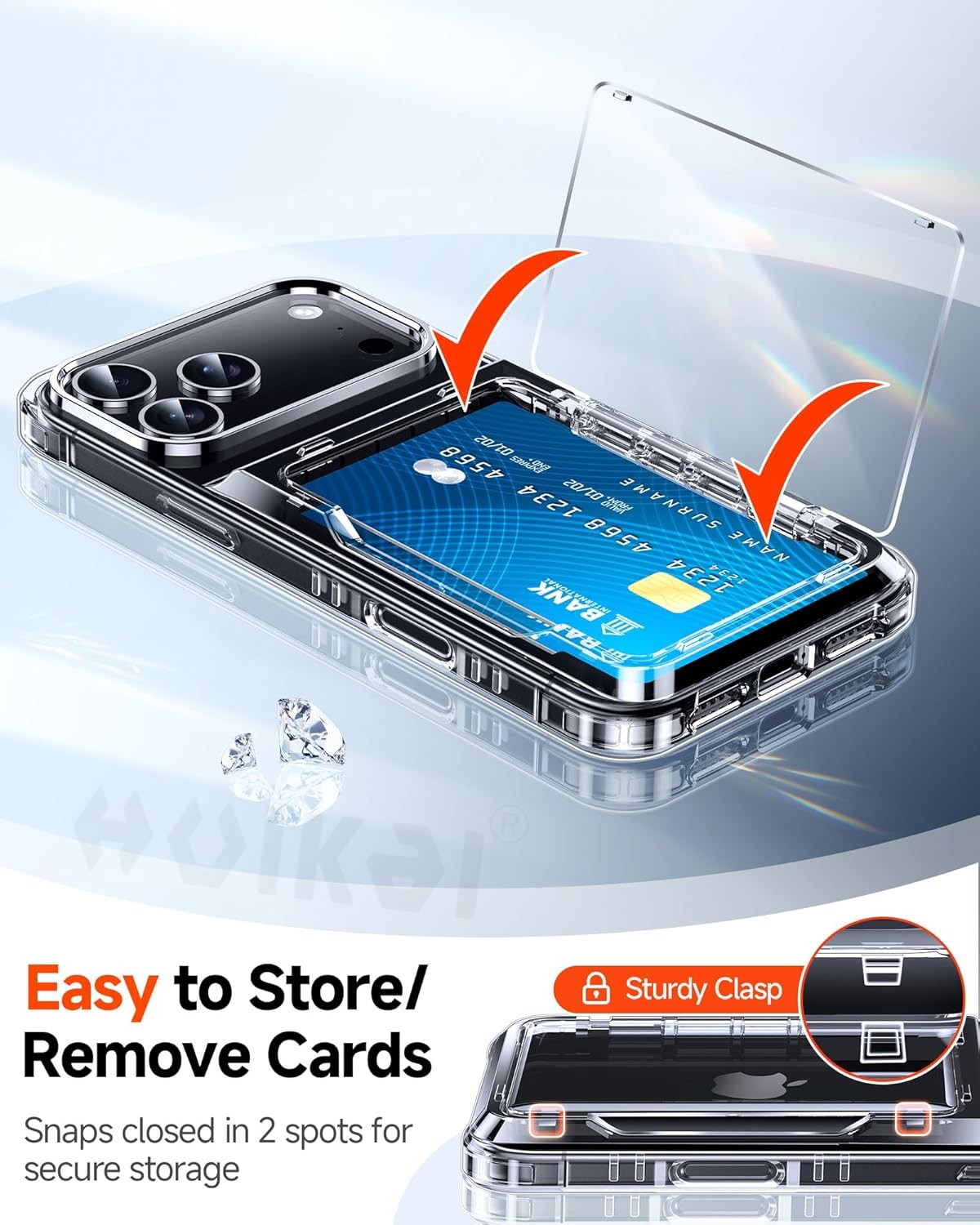 iPhone 17 Pro Max、17e、16、16 Pr - Slim Card Slot Case のレビューと価格