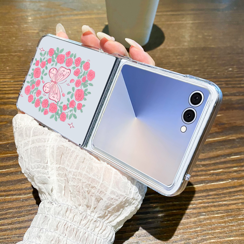 ピンクの花柄スマホケース Samsung Galaxy Z  - Phone Cases Z Fold 7 のレビューと価格