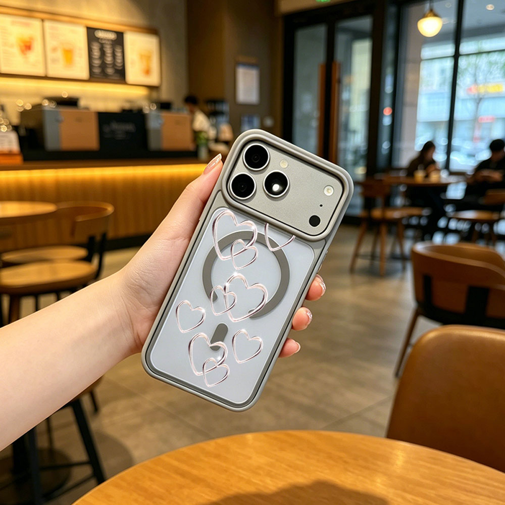 滑り止めクリアスマホケース iPhone 17 16 15  - Clear Magsafe Case のレビューと価格