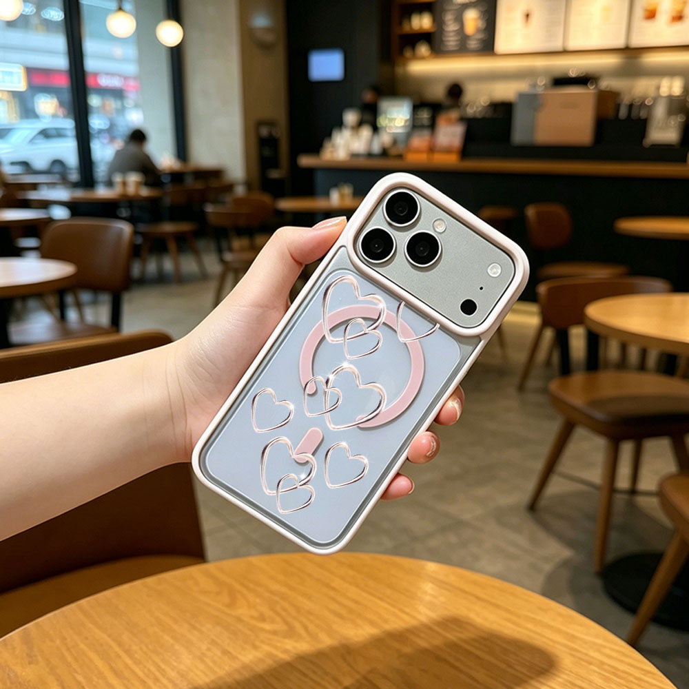 滑り止めクリアスマホケース iPhone 17 16 15  - Clear Magsafe Case のレビューと価格