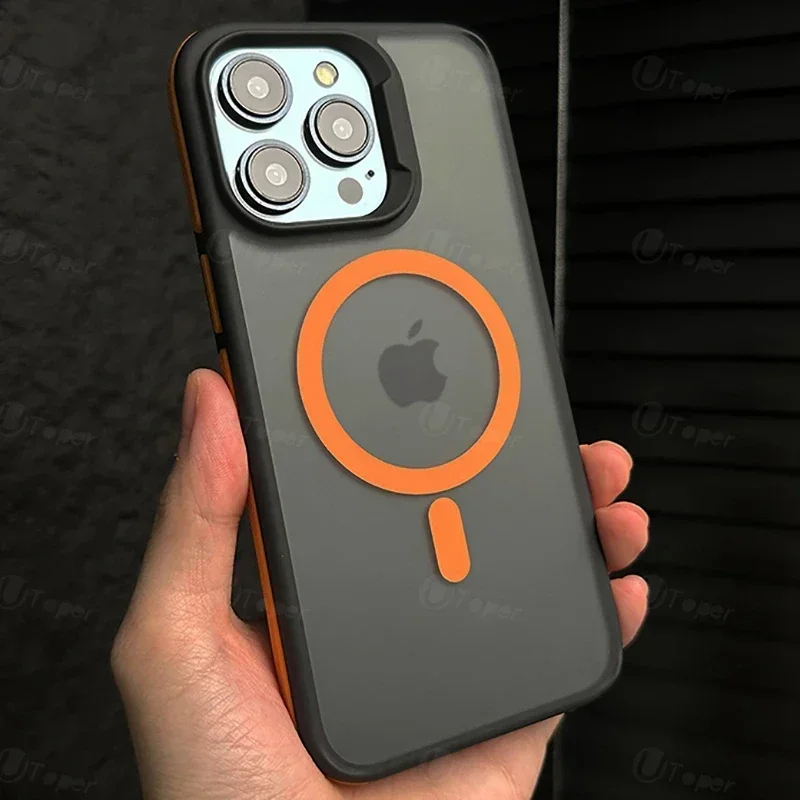 新型ツートンカラーマットフロスト加工マグネット式iPhone - Matte Frosted Case のレビューと価格