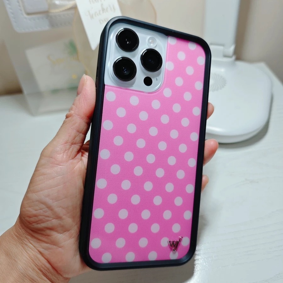 ワイルドフラワー 黒白水玉模様 女の子 wf iPhoneケ - Phone Cases Wildflower のレビューと価格