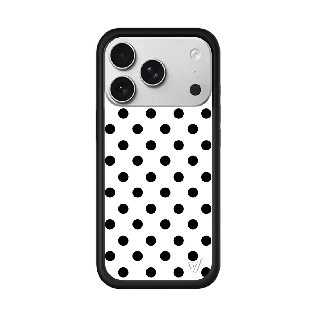 ワイルドフラワー柄のファッションポルカドットiPhoneケー - Phone Cases Wildflower のレビューと価格