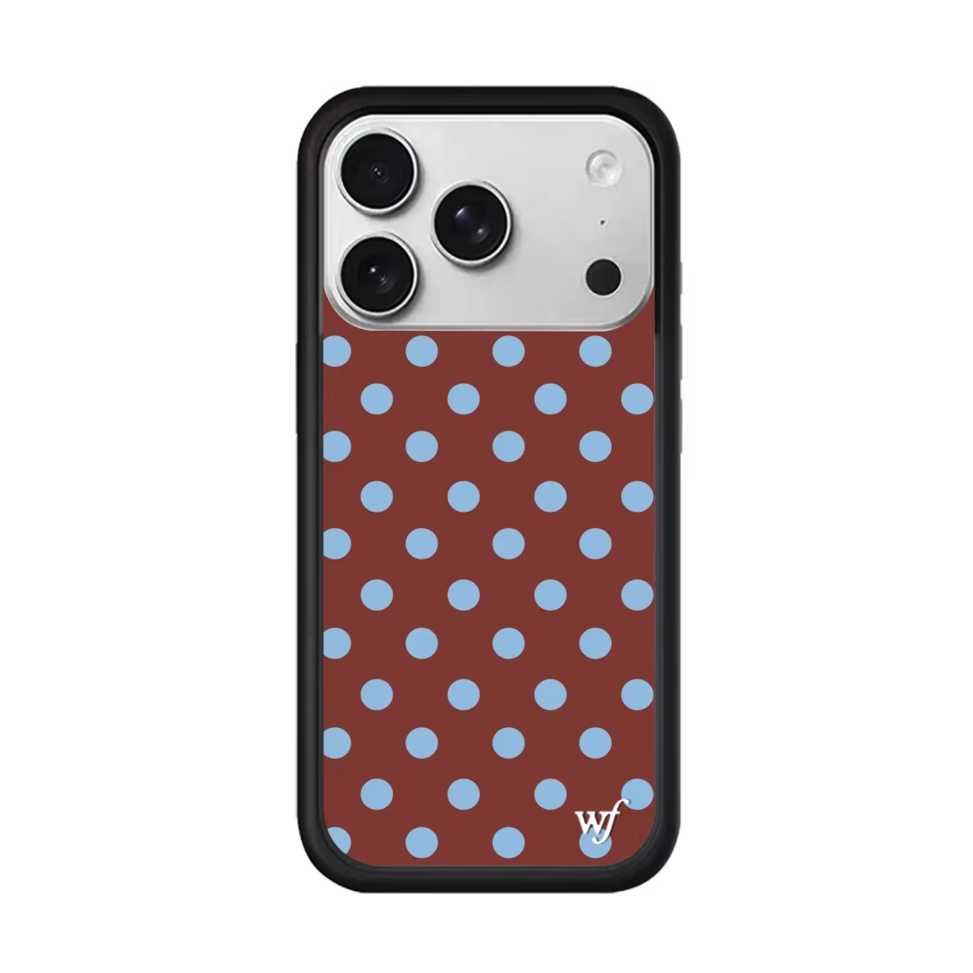ワイルドフラワー柄のファッションポルカドットiPhoneケー - Phone Cases Wildflower のレビューと価格