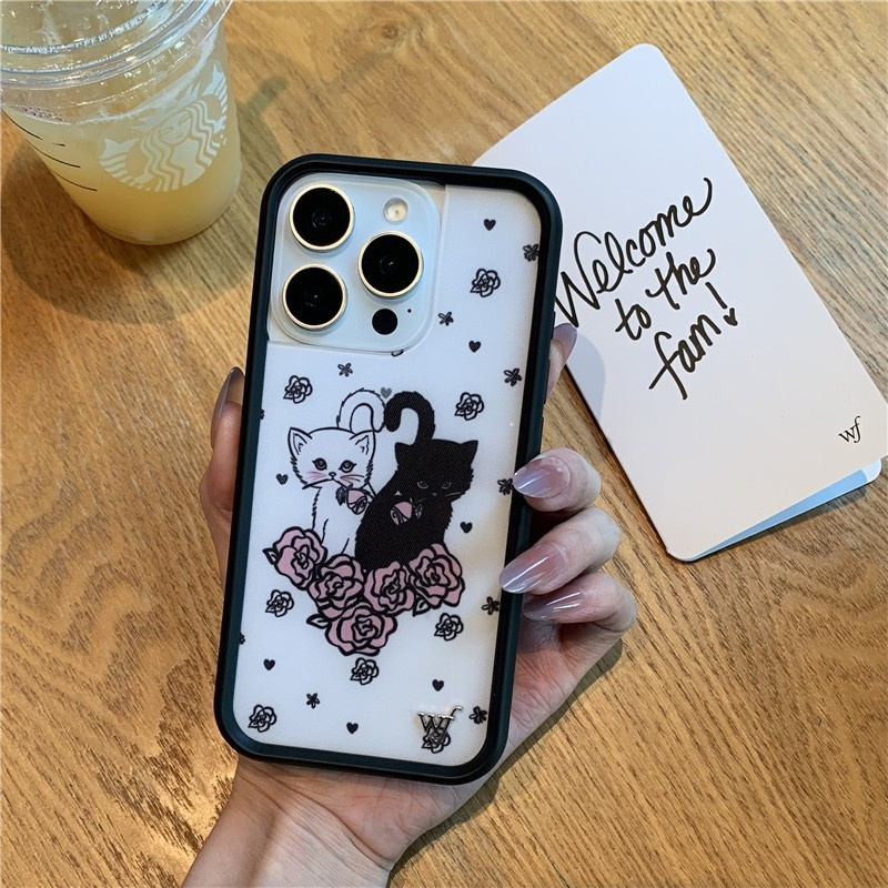 ワイルドフラワー漫画猫柄iPhoneケース iPhone 1 - Phone Cases Wildflower のレビューと価格