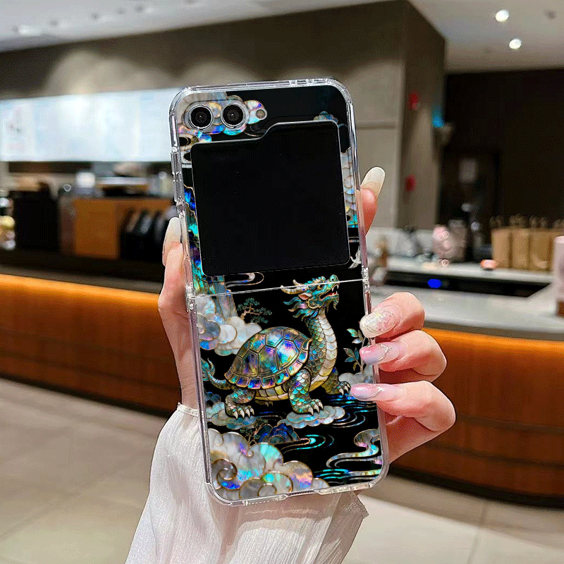 スタイリッシュな虎と龍の大理石模様のスマホケース、Samsu - Phone Cases Z Fold 7 のレビューと価格