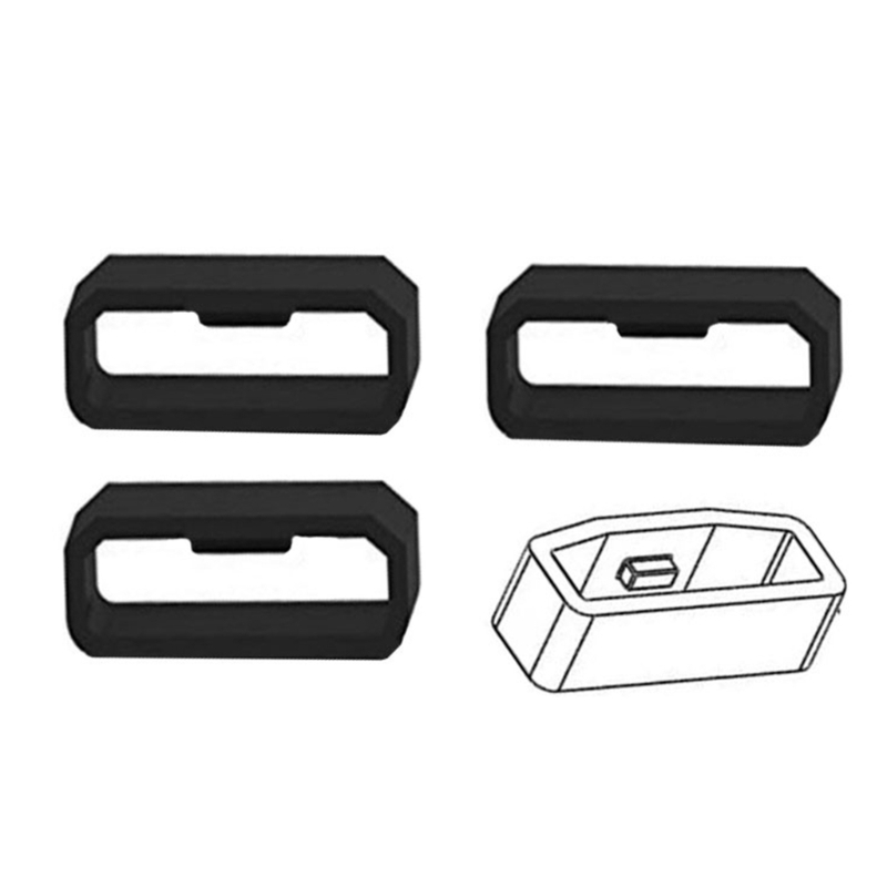 ガーミンフェニックス用ラバーウォッチバンド、ブラックストラッ - Phone Cases Android のレビューと価格