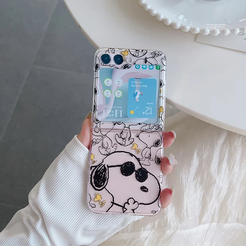 かわいい漫画スヌーピーチャーリーブラウンピーナッツ透明電話ケ - Cute Cartoon Case のレビューと価格
