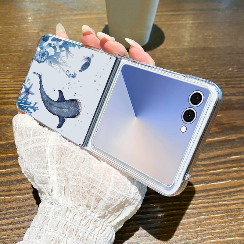 クジラ柄スマホケース Samsung Galaxy Z Fl - Phone Cases Z Fold 7 のレビューと価格