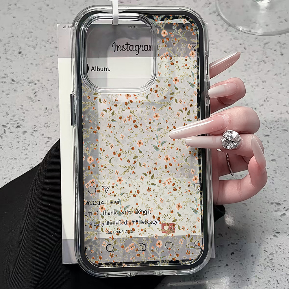 野生の花柄クリアスマホケース iPhone 17 13 16 - Phone Cases Wildflower のレビューと価格