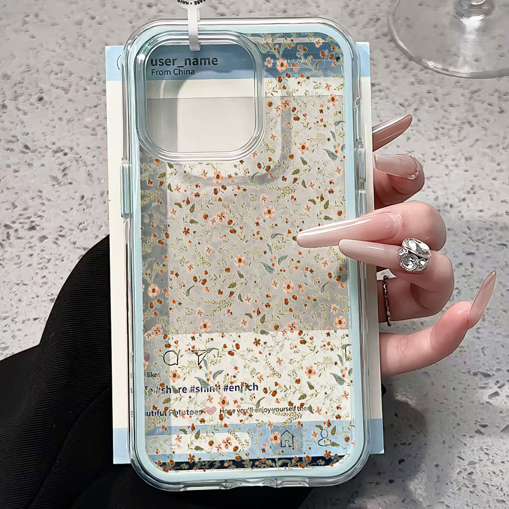 野生の花柄クリアスマホケース iPhone 17 13 16 - Phone Cases Wildflower のレビューと価格
