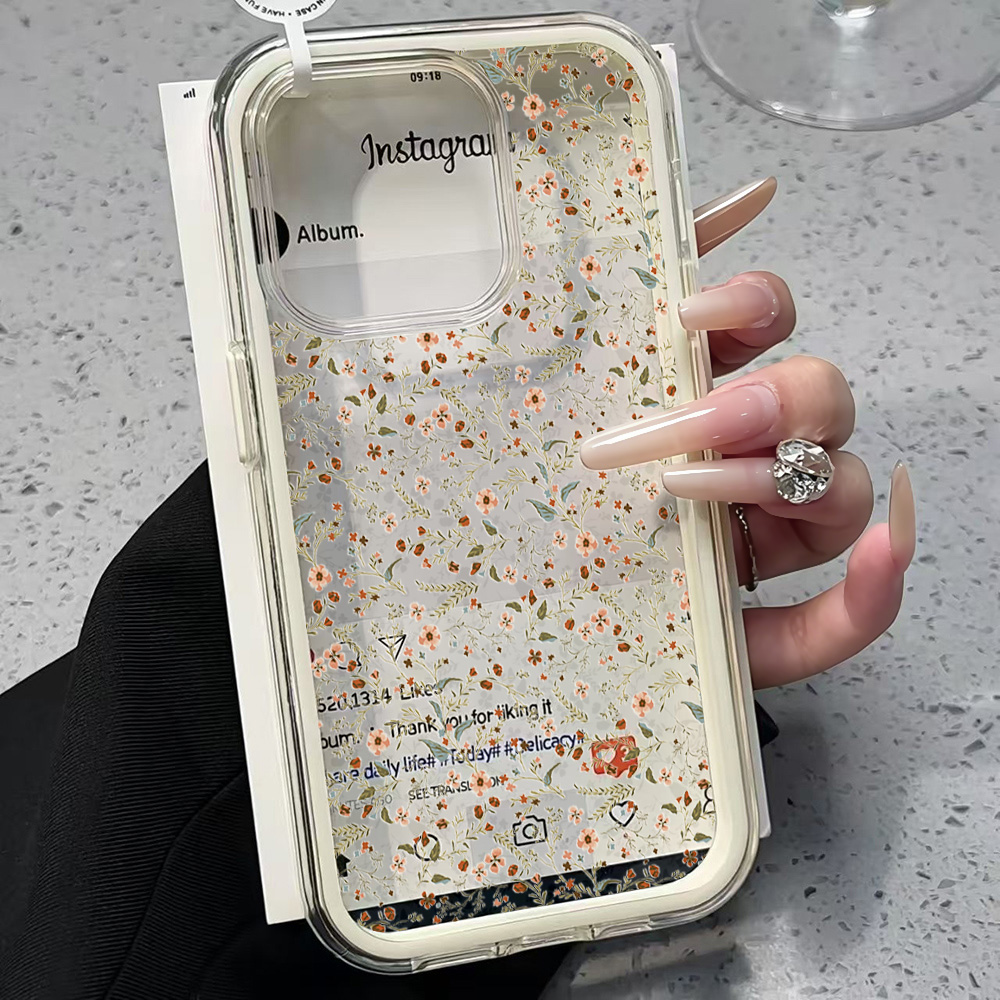 野生の花柄クリアスマホケース iPhone 17 13 16 - Phone Cases Wildflower のレビューと価格