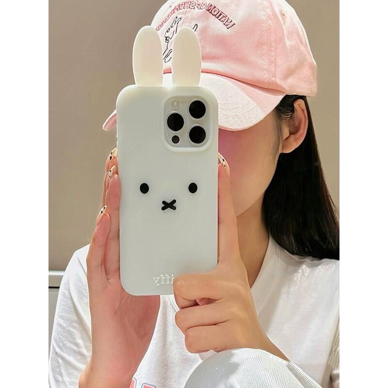 3D立体のかわいいミッフィーウサギのスマホケース iPhon - Cute Cartoon Case のレビューと価格