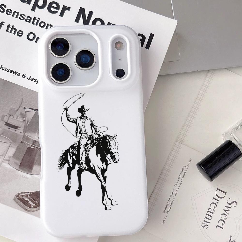 ウエスタンカウボーイ柄スマホケース iPhone 17 16 - Phone Cases Transparent のレビューと価格